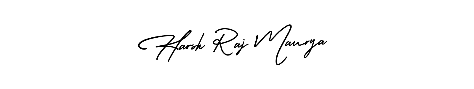 Create a beautiful signature design for name Harsh Raj Maurya. With this signature (AmerikaSignatureDemo-Regular) fonts, you can make a handwritten signature for free. Harsh Raj Maurya signature style 3 images and pictures png
