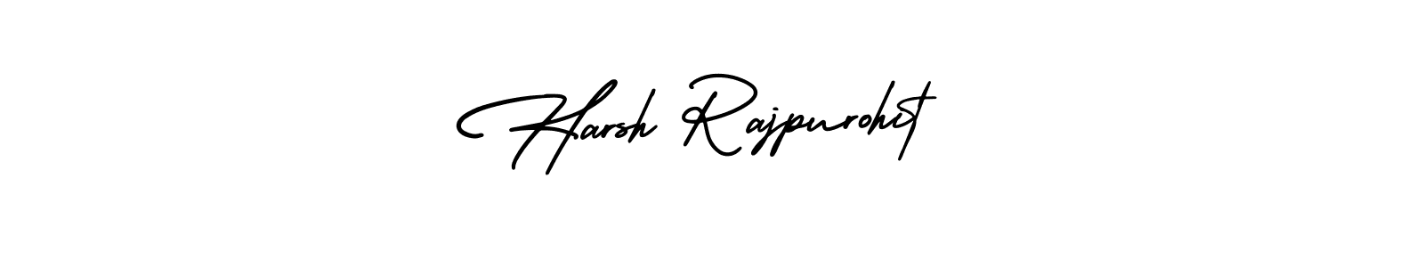 You should practise on your own different ways (AmerikaSignatureDemo-Regular) to write your name (Harsh Rajpurohit) in signature. don't let someone else do it for you. Harsh Rajpurohit signature style 3 images and pictures png