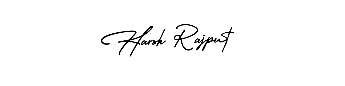 Design your own signature with our free online signature maker. With this signature software, you can create a handwritten (AmerikaSignatureDemo-Regular) signature for name Harsh Rajput. Harsh Rajput signature style 3 images and pictures png