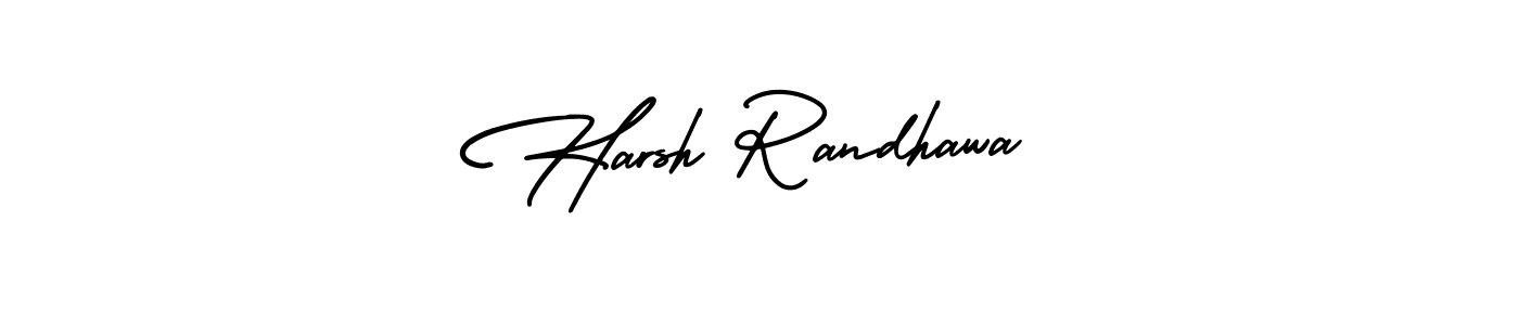 Similarly AmerikaSignatureDemo-Regular is the best handwritten signature design. Signature creator online .You can use it as an online autograph creator for name Harsh Randhawa. Harsh Randhawa signature style 3 images and pictures png