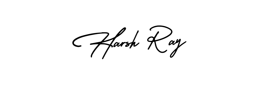 Design your own signature with our free online signature maker. With this signature software, you can create a handwritten (AmerikaSignatureDemo-Regular) signature for name Harsh Ray. Harsh Ray signature style 3 images and pictures png