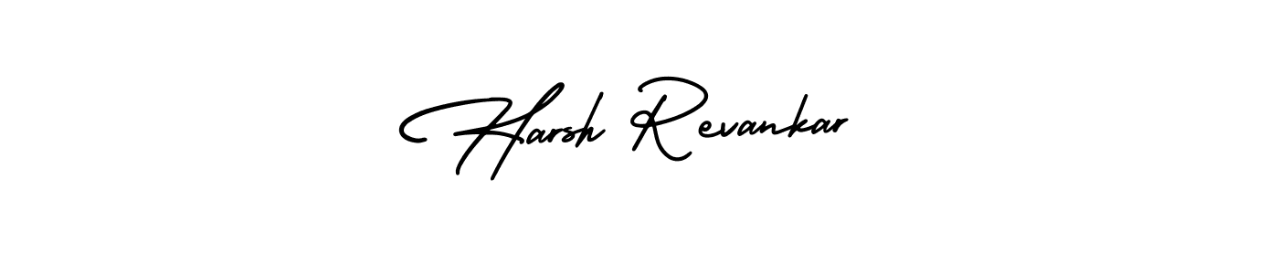 This is the best signature style for the Harsh Revankar name. Also you like these signature font (AmerikaSignatureDemo-Regular). Mix name signature. Harsh Revankar signature style 3 images and pictures png