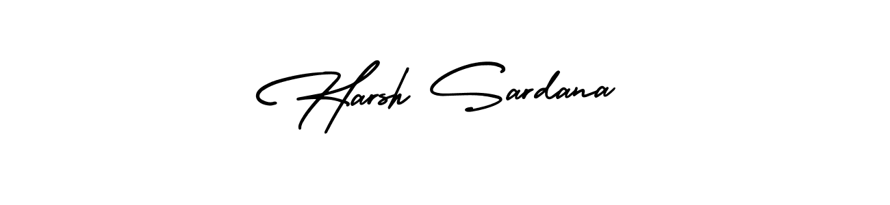 It looks lik you need a new signature style for name Harsh Sardana. Design unique handwritten (AmerikaSignatureDemo-Regular) signature with our free signature maker in just a few clicks. Harsh Sardana signature style 3 images and pictures png