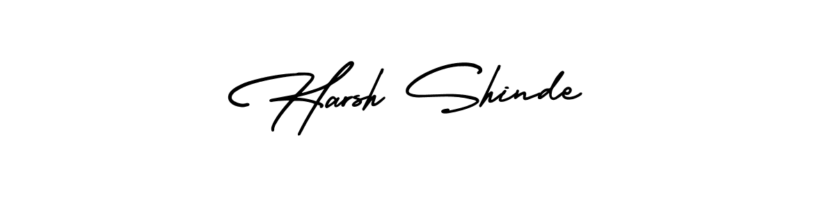 Harsh Shinde stylish signature style. Best Handwritten Sign (AmerikaSignatureDemo-Regular) for my name. Handwritten Signature Collection Ideas for my name Harsh Shinde. Harsh Shinde signature style 3 images and pictures png