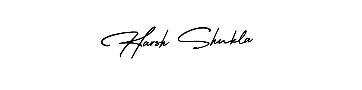 Harsh Shukla stylish signature style. Best Handwritten Sign (AmerikaSignatureDemo-Regular) for my name. Handwritten Signature Collection Ideas for my name Harsh Shukla. Harsh Shukla signature style 3 images and pictures png
