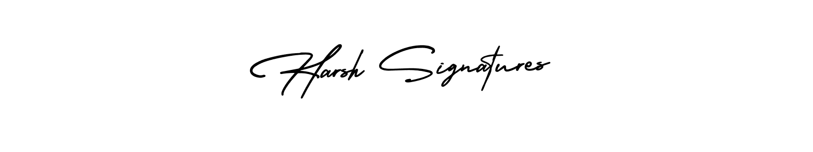 Create a beautiful signature design for name Harsh Signatures. With this signature (AmerikaSignatureDemo-Regular) fonts, you can make a handwritten signature for free. Harsh Signatures signature style 3 images and pictures png