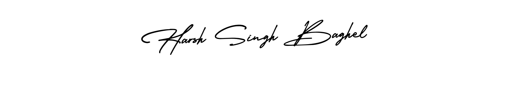 Harsh Singh Baghel stylish signature style. Best Handwritten Sign (AmerikaSignatureDemo-Regular) for my name. Handwritten Signature Collection Ideas for my name Harsh Singh Baghel. Harsh Singh Baghel signature style 3 images and pictures png