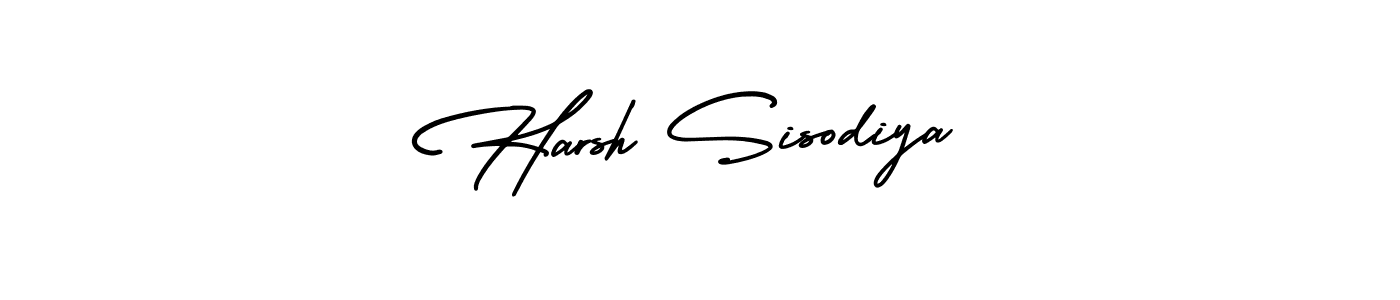 How to Draw Harsh Sisodiya signature style? AmerikaSignatureDemo-Regular is a latest design signature styles for name Harsh Sisodiya. Harsh Sisodiya signature style 3 images and pictures png