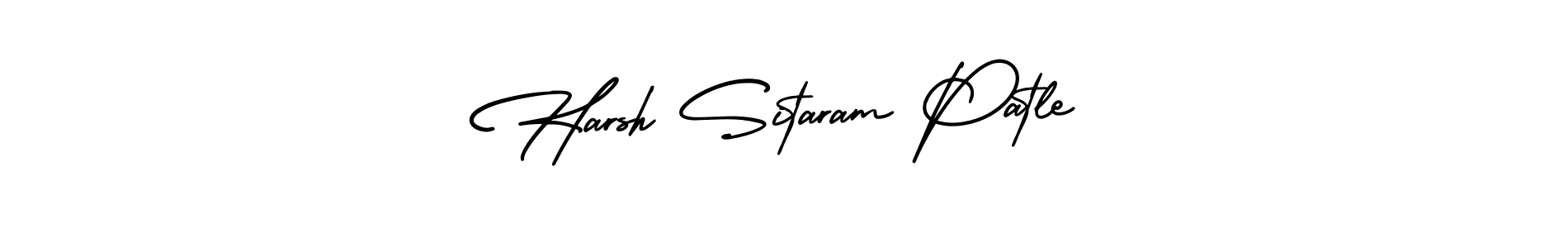 How to Draw Harsh Sitaram Patle signature style? AmerikaSignatureDemo-Regular is a latest design signature styles for name Harsh Sitaram Patle. Harsh Sitaram Patle signature style 3 images and pictures png