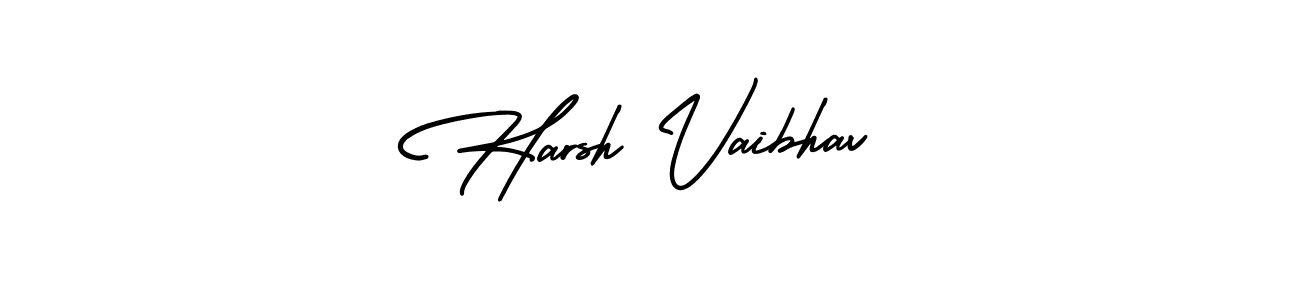 Use a signature maker to create a handwritten signature online. With this signature software, you can design (AmerikaSignatureDemo-Regular) your own signature for name Harsh Vaibhav. Harsh Vaibhav signature style 3 images and pictures png