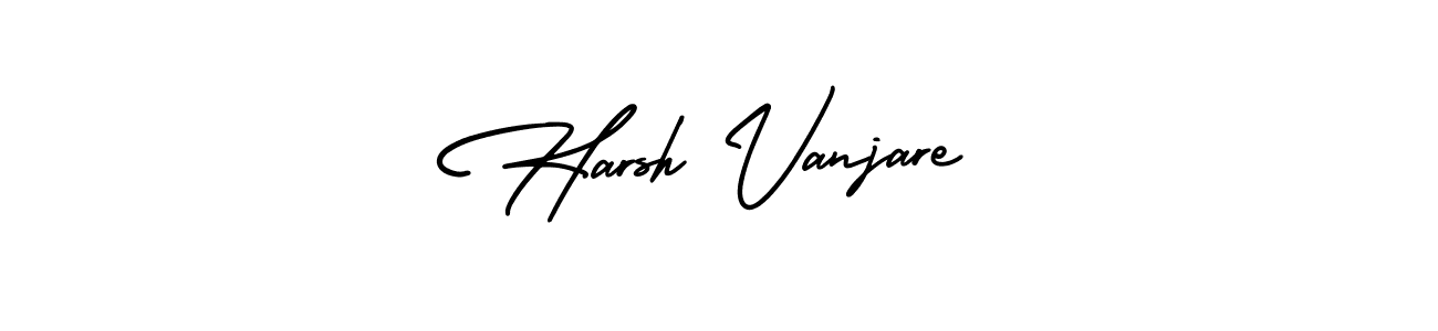Make a beautiful signature design for name Harsh Vanjare. With this signature (AmerikaSignatureDemo-Regular) style, you can create a handwritten signature for free. Harsh Vanjare signature style 3 images and pictures png