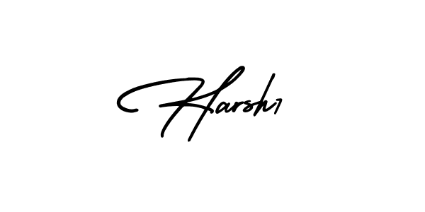 Harsh7 stylish signature style. Best Handwritten Sign (AmerikaSignatureDemo-Regular) for my name. Handwritten Signature Collection Ideas for my name Harsh7. Harsh7 signature style 3 images and pictures png