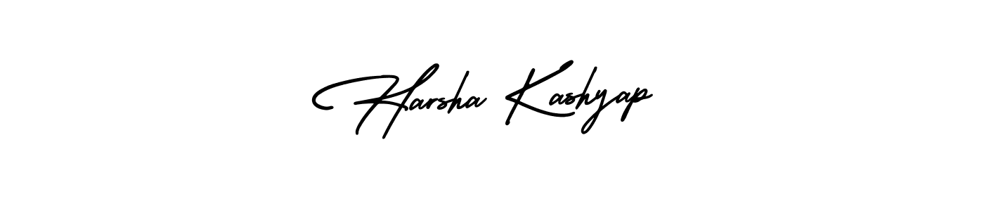 Best and Professional Signature Style for Harsha Kashyap. AmerikaSignatureDemo-Regular Best Signature Style Collection. Harsha Kashyap signature style 3 images and pictures png