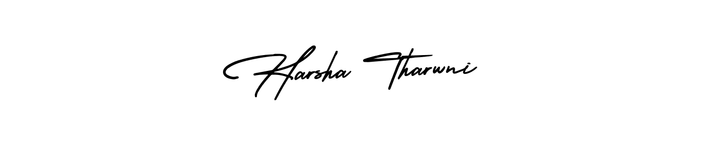 Make a beautiful signature design for name Harsha Tharwni. Use this online signature maker to create a handwritten signature for free. Harsha Tharwni signature style 3 images and pictures png