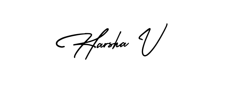 Check out images of Autograph of Harsha V name. Actor Harsha V Signature Style. AmerikaSignatureDemo-Regular is a professional sign style online. Harsha V signature style 3 images and pictures png