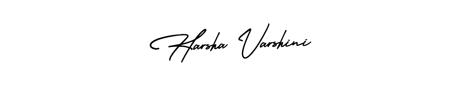 How to make Harsha Varshini signature? AmerikaSignatureDemo-Regular is a professional autograph style. Create handwritten signature for Harsha Varshini name. Harsha Varshini signature style 3 images and pictures png