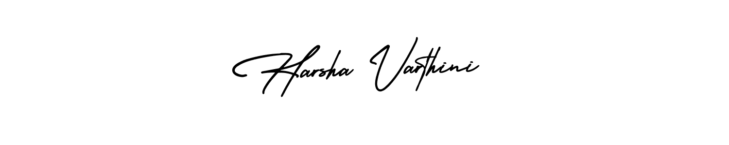 This is the best signature style for the Harsha Varthini name. Also you like these signature font (AmerikaSignatureDemo-Regular). Mix name signature. Harsha Varthini signature style 3 images and pictures png