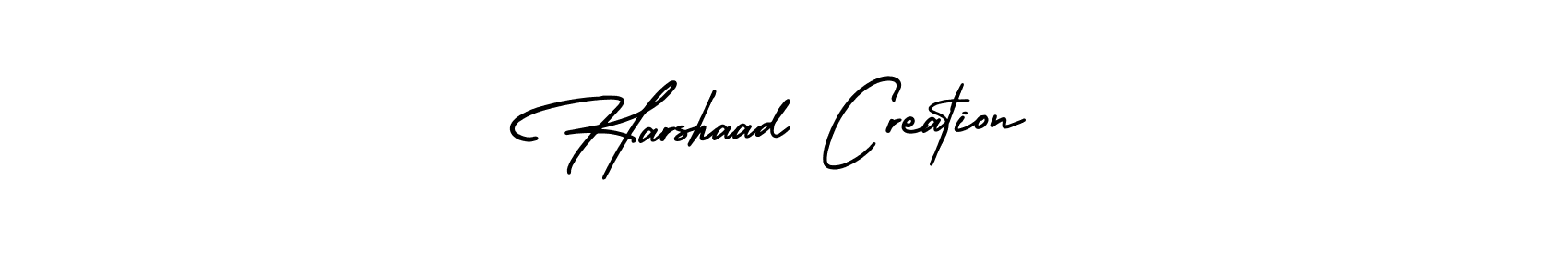 Make a beautiful signature design for name Harshaad Creation. With this signature (AmerikaSignatureDemo-Regular) style, you can create a handwritten signature for free. Harshaad Creation signature style 3 images and pictures png