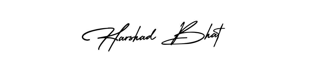 You can use this online signature creator to create a handwritten signature for the name Harshad Bhat. This is the best online autograph maker. Harshad Bhat signature style 3 images and pictures png