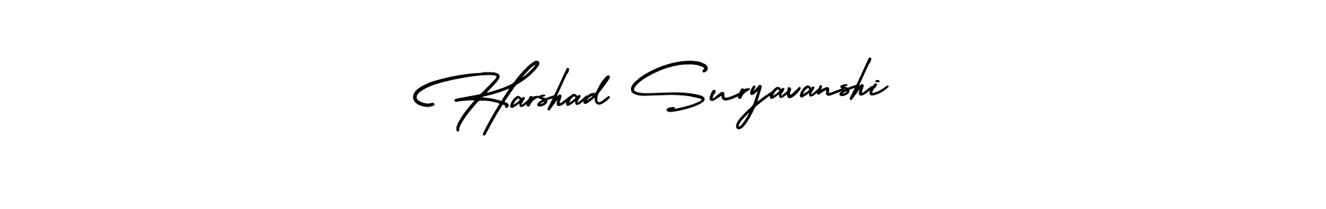 It looks lik you need a new signature style for name Harshad Suryavanshi. Design unique handwritten (AmerikaSignatureDemo-Regular) signature with our free signature maker in just a few clicks. Harshad Suryavanshi signature style 3 images and pictures png