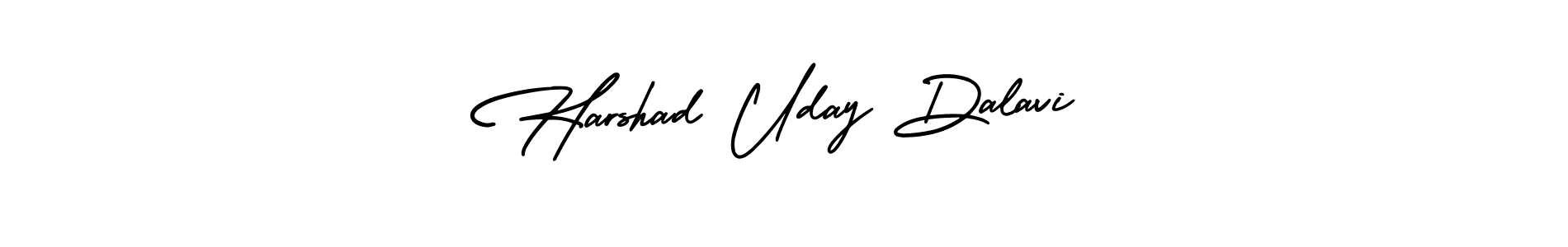 Design your own signature with our free online signature maker. With this signature software, you can create a handwritten (AmerikaSignatureDemo-Regular) signature for name Harshad Uday Dalavi. Harshad Uday Dalavi signature style 3 images and pictures png