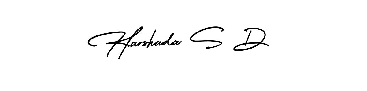 Best and Professional Signature Style for Harshada S D. AmerikaSignatureDemo-Regular Best Signature Style Collection. Harshada S D signature style 3 images and pictures png