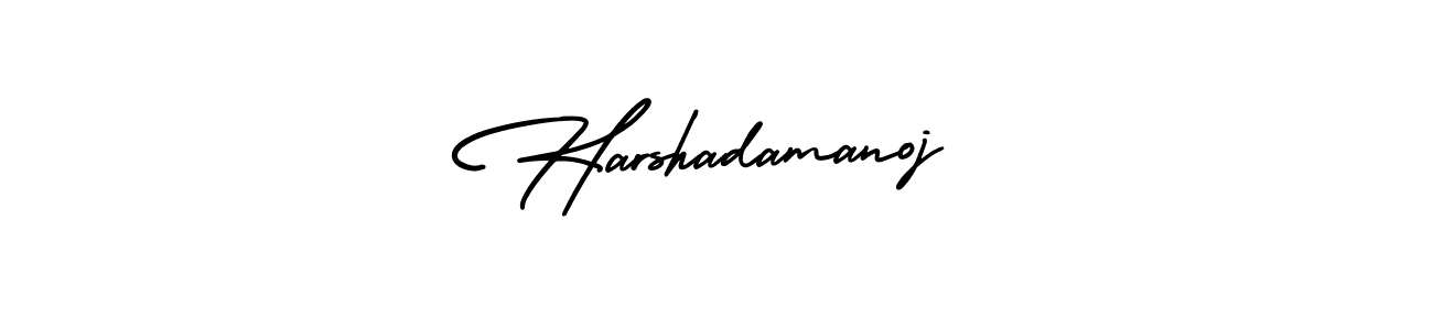 Best and Professional Signature Style for Harshadamanoj. AmerikaSignatureDemo-Regular Best Signature Style Collection. Harshadamanoj signature style 3 images and pictures png