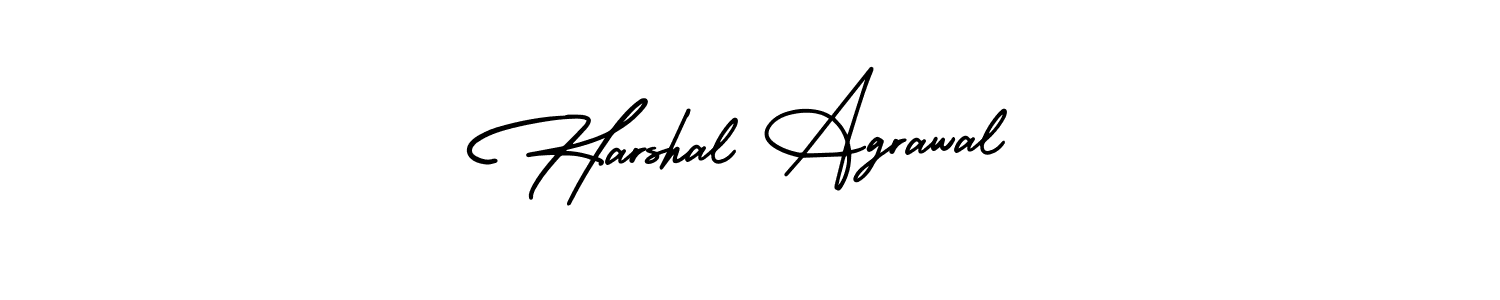 AmerikaSignatureDemo-Regular is a professional signature style that is perfect for those who want to add a touch of class to their signature. It is also a great choice for those who want to make their signature more unique. Get Harshal Agrawal name to fancy signature for free. Harshal Agrawal signature style 3 images and pictures png