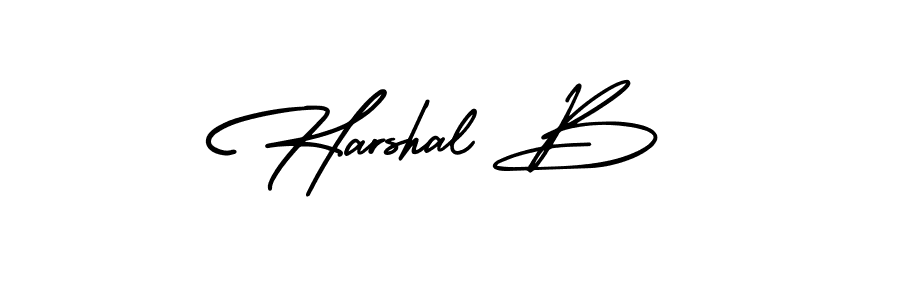 Make a short Harshal B signature style. Manage your documents anywhere anytime using AmerikaSignatureDemo-Regular. Create and add eSignatures, submit forms, share and send files easily. Harshal B signature style 3 images and pictures png