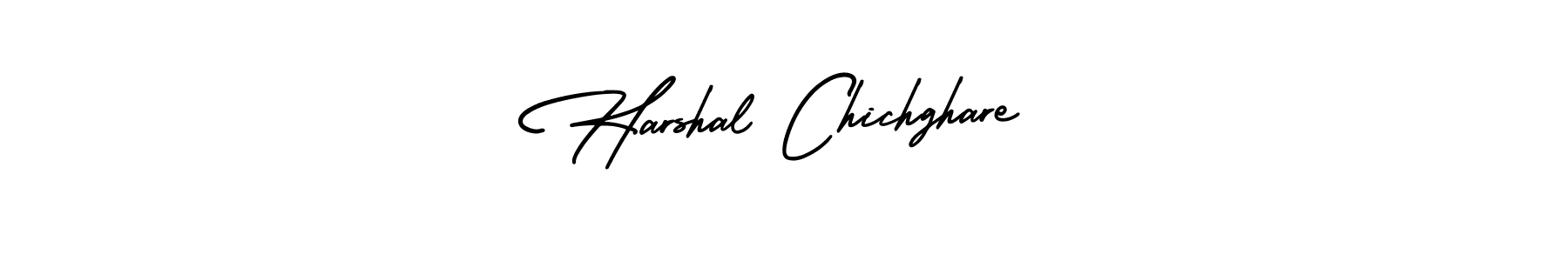 Use a signature maker to create a handwritten signature online. With this signature software, you can design (AmerikaSignatureDemo-Regular) your own signature for name Harshal Chichghare. Harshal Chichghare signature style 3 images and pictures png