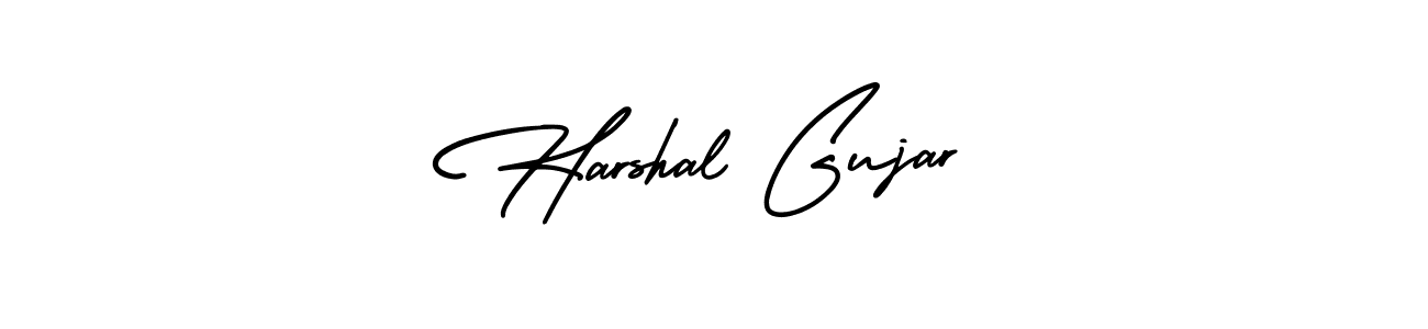 Use a signature maker to create a handwritten signature online. With this signature software, you can design (AmerikaSignatureDemo-Regular) your own signature for name Harshal Gujar. Harshal Gujar signature style 3 images and pictures png