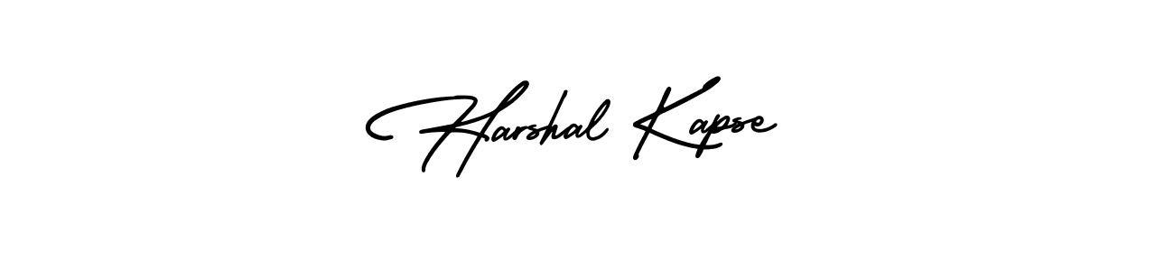 Make a beautiful signature design for name Harshal Kapse. With this signature (AmerikaSignatureDemo-Regular) style, you can create a handwritten signature for free. Harshal Kapse signature style 3 images and pictures png