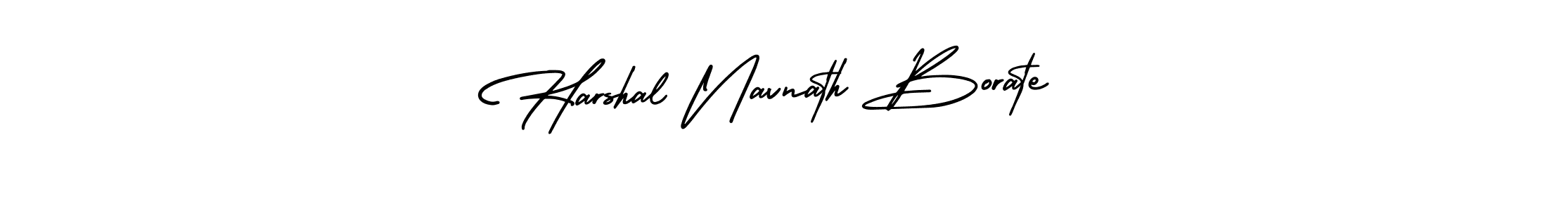This is the best signature style for the Harshal Navnath Borate name. Also you like these signature font (AmerikaSignatureDemo-Regular). Mix name signature. Harshal Navnath Borate signature style 3 images and pictures png
