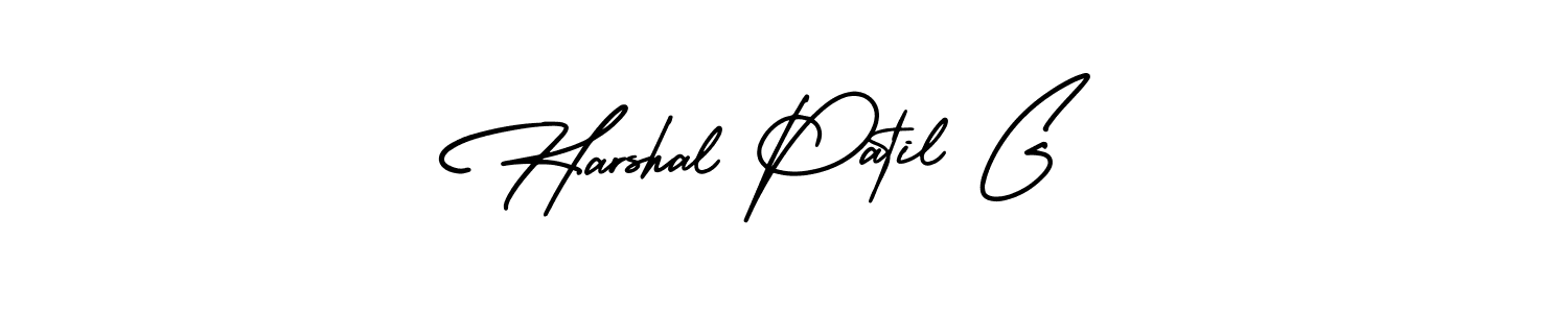 You can use this online signature creator to create a handwritten signature for the name Harshal Patil G. This is the best online autograph maker. Harshal Patil G signature style 3 images and pictures png