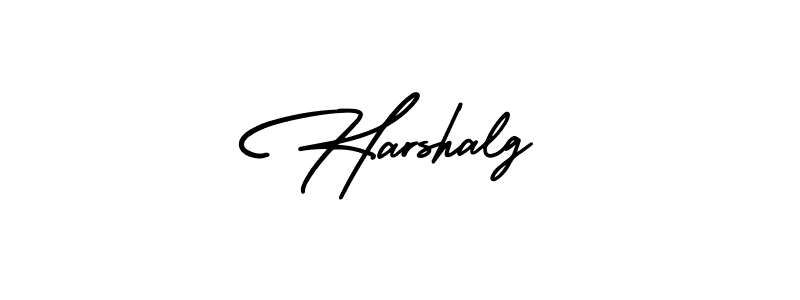 It looks lik you need a new signature style for name Harshalg. Design unique handwritten (AmerikaSignatureDemo-Regular) signature with our free signature maker in just a few clicks. Harshalg signature style 3 images and pictures png