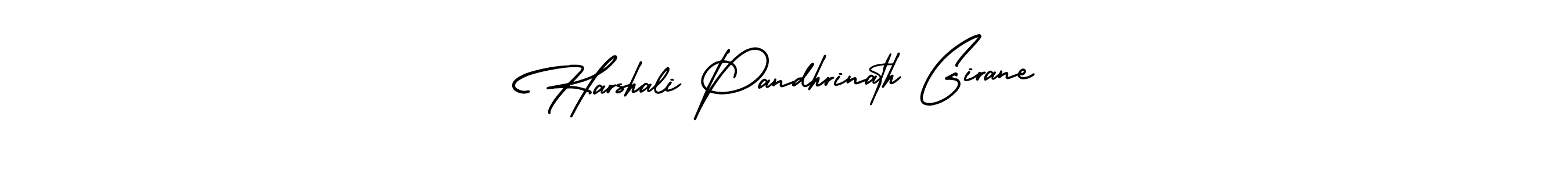 Design your own signature with our free online signature maker. With this signature software, you can create a handwritten (AmerikaSignatureDemo-Regular) signature for name Harshali Pandhrinath Girane. Harshali Pandhrinath Girane signature style 3 images and pictures png