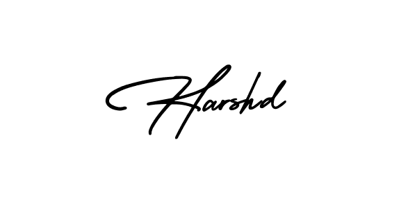 You can use this online signature creator to create a handwritten signature for the name Harshd. This is the best online autograph maker. Harshd signature style 3 images and pictures png