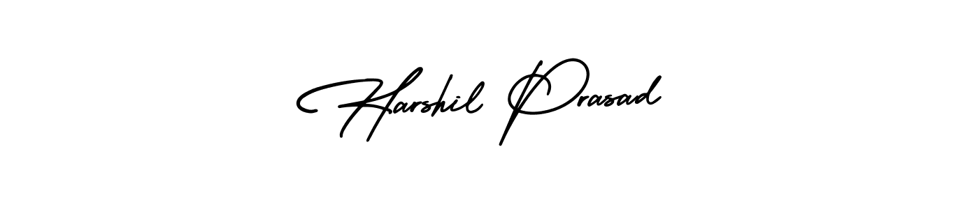Make a beautiful signature design for name Harshil Prasad. Use this online signature maker to create a handwritten signature for free. Harshil Prasad signature style 3 images and pictures png