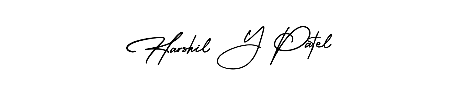 Also we have Harshil Y Patel name is the best signature style. Create professional handwritten signature collection using AmerikaSignatureDemo-Regular autograph style. Harshil Y Patel signature style 3 images and pictures png