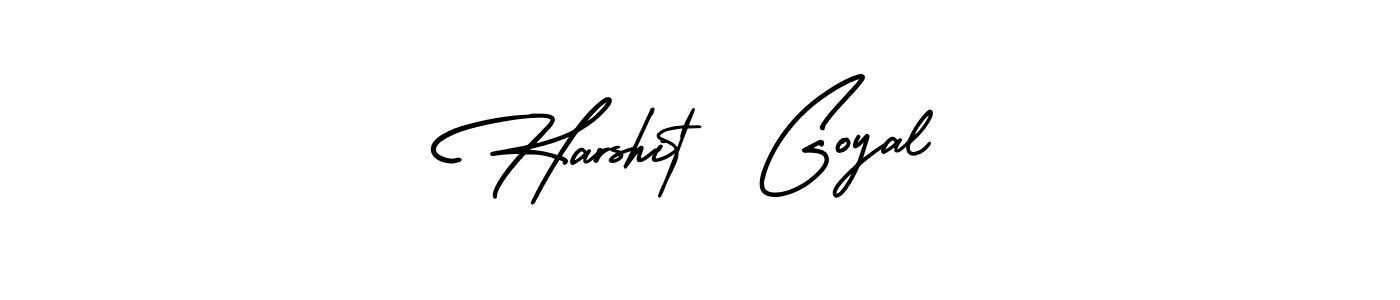 It looks lik you need a new signature style for name Harshit  Goyal. Design unique handwritten (AmerikaSignatureDemo-Regular) signature with our free signature maker in just a few clicks. Harshit  Goyal signature style 3 images and pictures png