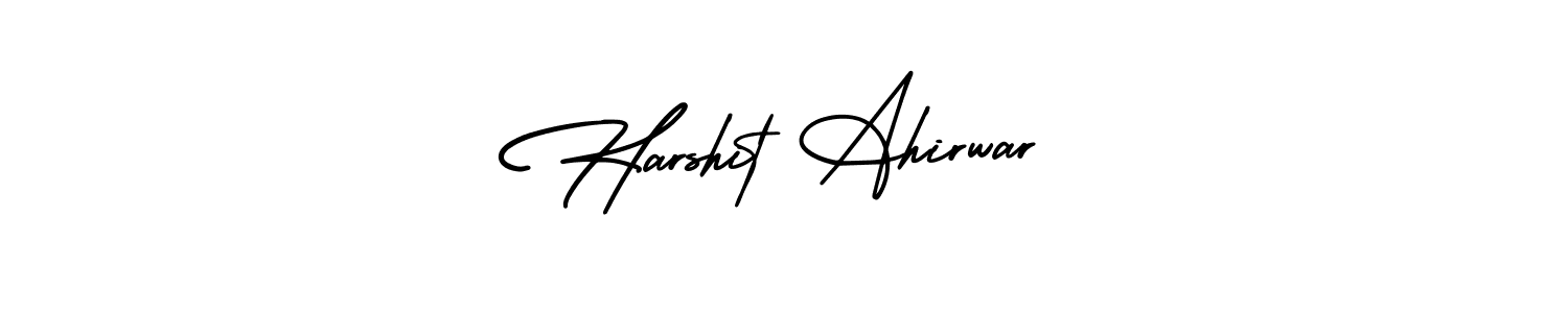 Make a beautiful signature design for name Harshit Ahirwar. Use this online signature maker to create a handwritten signature for free. Harshit Ahirwar signature style 3 images and pictures png