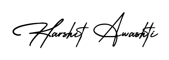 Download transparent PNG signature for name Harshit Awashti styled with AmerikaSignatureDemo-Regular font. Ready to paste directly into PDF and Word agreements. Harshit Awashti signature style 3 images and pictures png