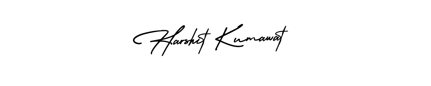 It looks lik you need a new signature style for name Harshit Kumawat. Design unique handwritten (AmerikaSignatureDemo-Regular) signature with our free signature maker in just a few clicks. Harshit Kumawat signature style 3 images and pictures png