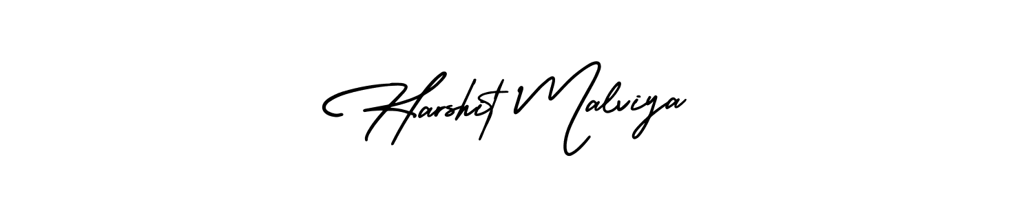Create a beautiful signature design for name Harshit Malviya. With this signature (AmerikaSignatureDemo-Regular) fonts, you can make a handwritten signature for free. Harshit Malviya signature style 3 images and pictures png