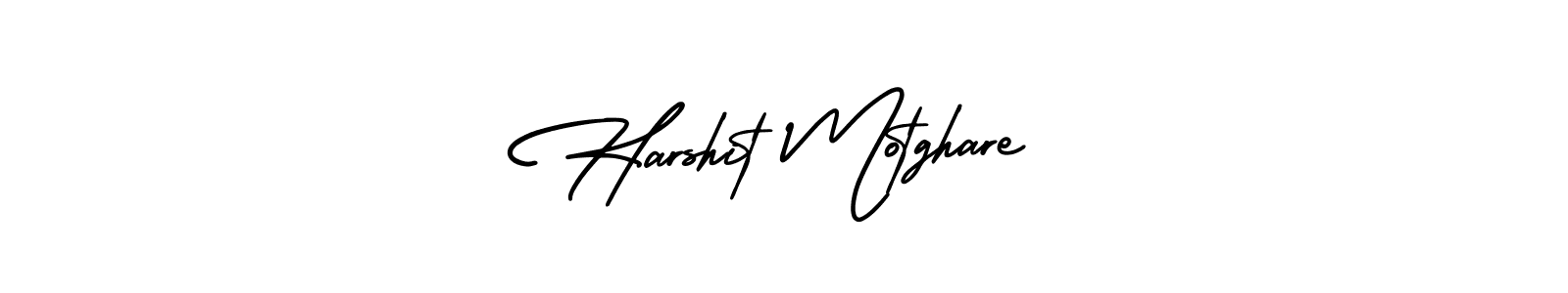 Harshit Motghare stylish signature style. Best Handwritten Sign (AmerikaSignatureDemo-Regular) for my name. Handwritten Signature Collection Ideas for my name Harshit Motghare. Harshit Motghare signature style 3 images and pictures png