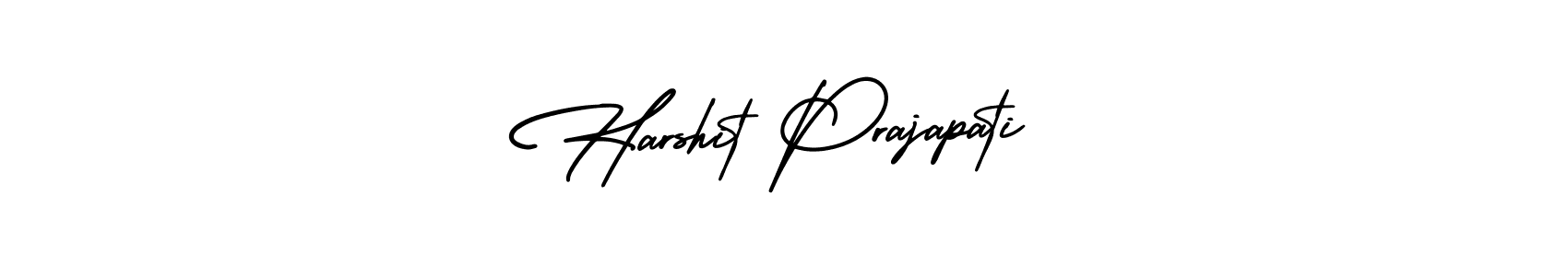 It looks lik you need a new signature style for name Harshit Prajapati. Design unique handwritten (AmerikaSignatureDemo-Regular) signature with our free signature maker in just a few clicks. Harshit Prajapati signature style 3 images and pictures png