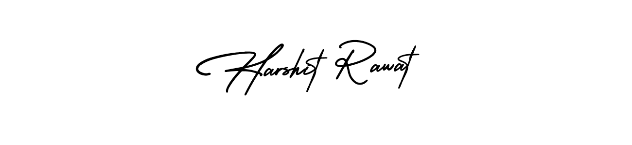 Design your own signature with our free online signature maker. With this signature software, you can create a handwritten (AmerikaSignatureDemo-Regular) signature for name Harshit Rawat. Harshit Rawat signature style 3 images and pictures png