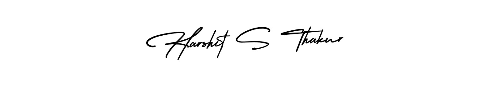 Harshit S Thakur stylish signature style. Best Handwritten Sign (AmerikaSignatureDemo-Regular) for my name. Handwritten Signature Collection Ideas for my name Harshit S Thakur. Harshit S Thakur signature style 3 images and pictures png