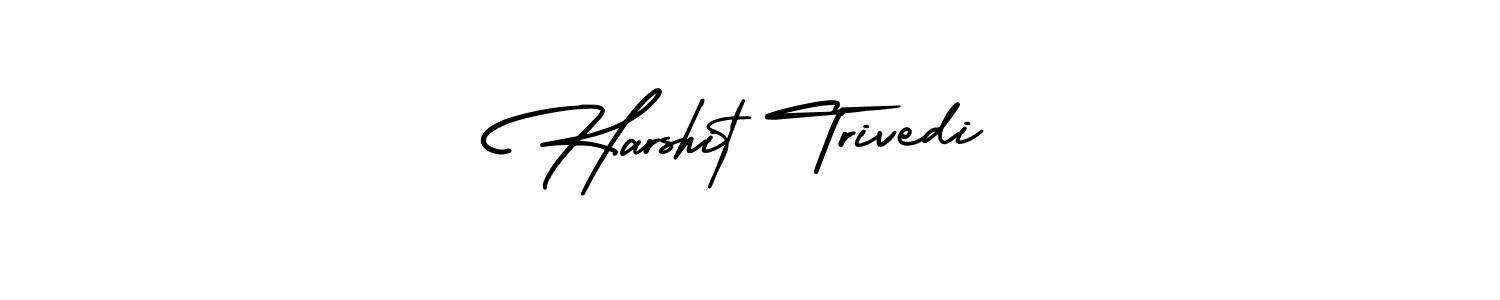 How to Draw Harshit Trivedi signature style? AmerikaSignatureDemo-Regular is a latest design signature styles for name Harshit Trivedi. Harshit Trivedi signature style 3 images and pictures png