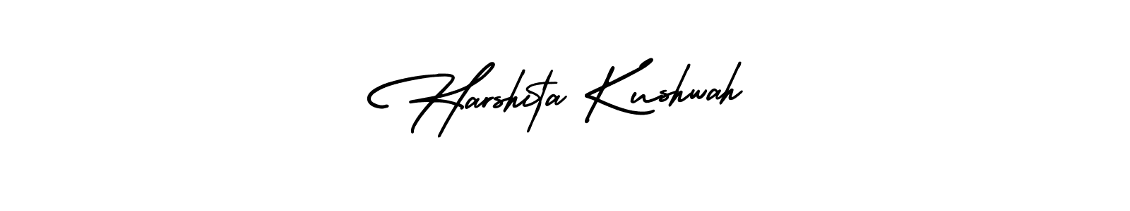 AmerikaSignatureDemo-Regular is a professional signature style that is perfect for those who want to add a touch of class to their signature. It is also a great choice for those who want to make their signature more unique. Get Harshita Kushwah name to fancy signature for free. Harshita Kushwah signature style 3 images and pictures png